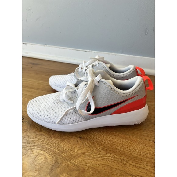 Nike Roshe G Jr Golf Shoes White Gray Spikeless, Youth Size 4Y - Picture 3 of 6
